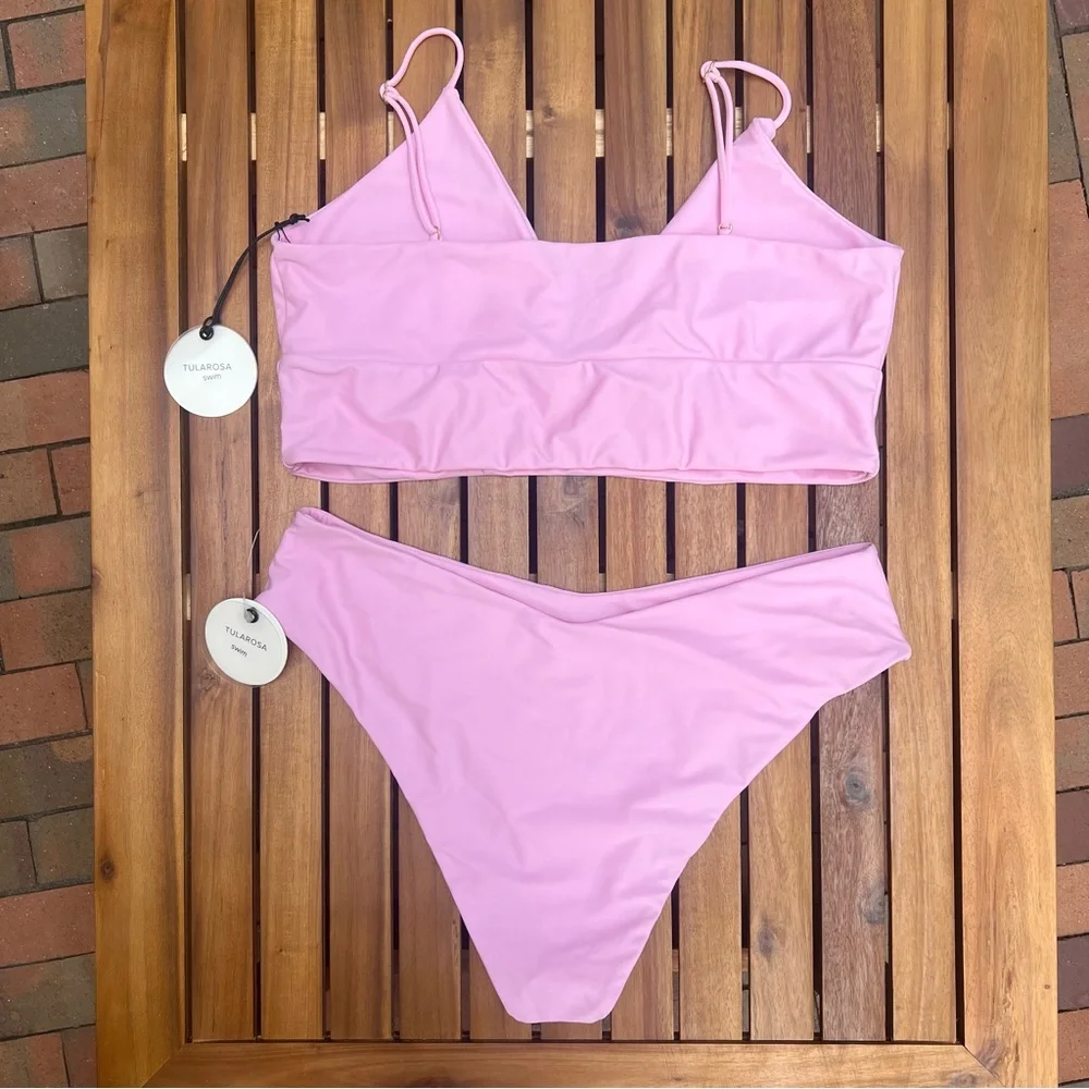 Tularosa Kyndle Bikini Set in Pastel Pink - Picture 6 of 7